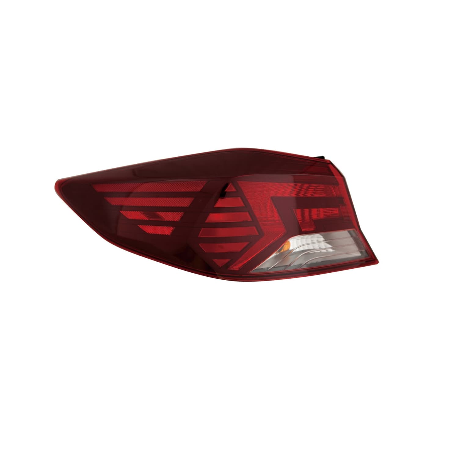 Outer Tail Light Compatible With Hyundai Elantra 2019-2020 USA Built CAPA Certified Left Driver Side Tail Lamp Assembly