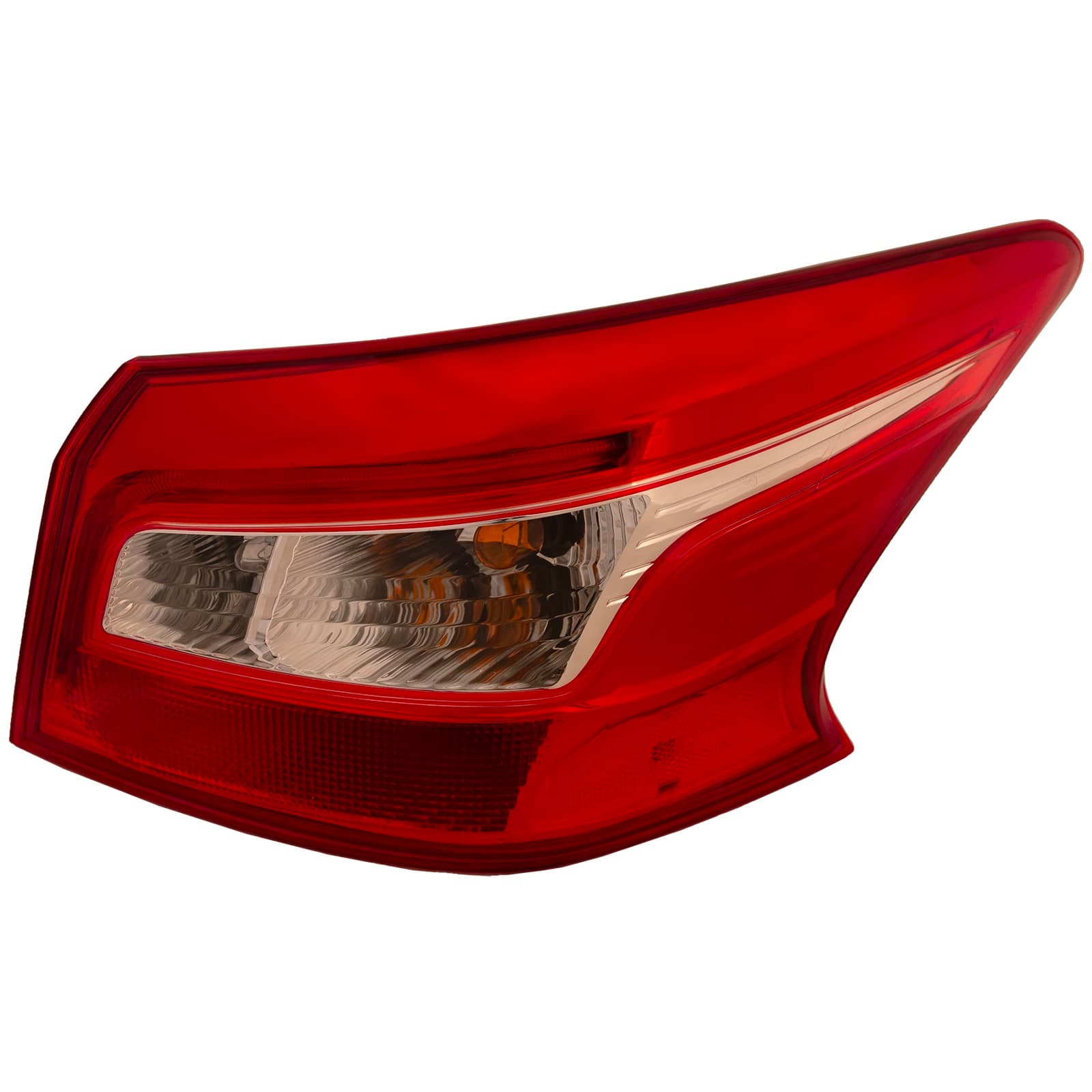 Tail Light Compatible With Nissan Sentra 2016-2019 CAPA Certified Passenger Side Outer Tail Lamp Assembly