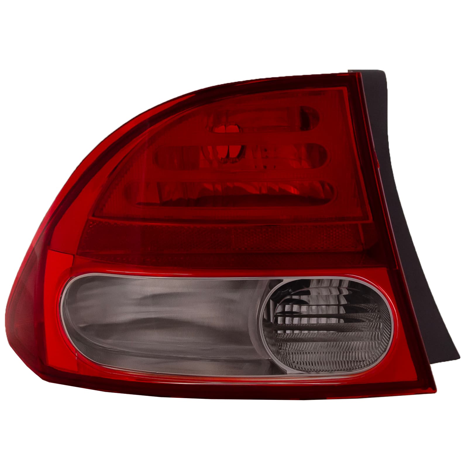 Tail Light Compatible With Honda Civic 2009-2011 Sedan CAPA Certified Left Driver Side Tail Lamp Assembly