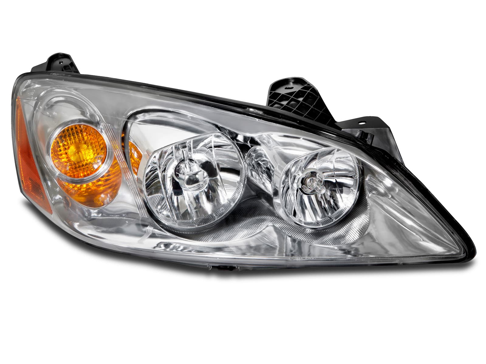Headlight Fits 2005-2010 Pontiac G6 Chrome Housing Halogen Right Passenger Side Headlamp Assembly