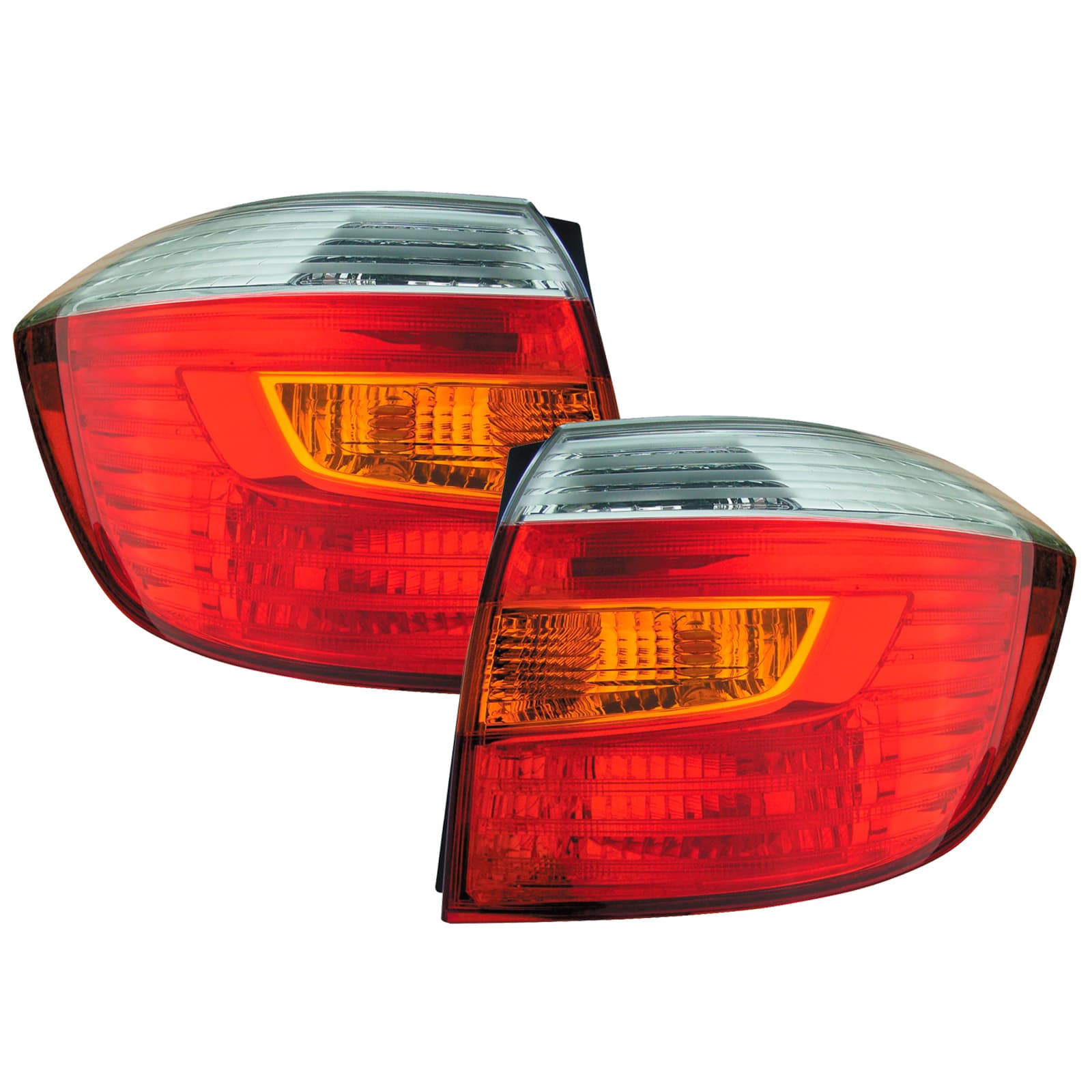 Tail Lights Set Right Passenger Driver Left Fits 2008-2010 Toyota Highlander Base Limited SE Model Japan Built