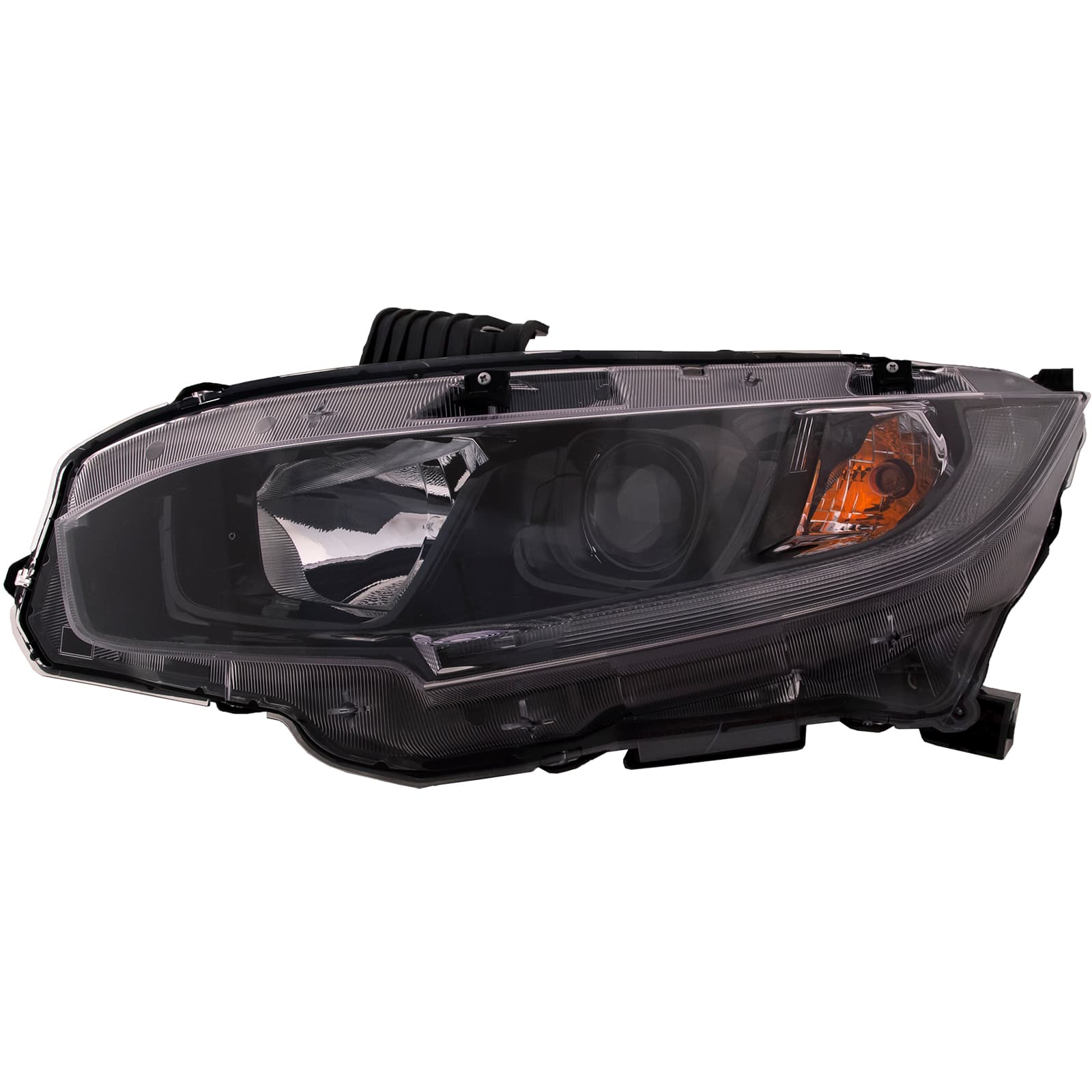 Headlight Halogen CAPA Certified Left Hand Driver Side Fits 2019-2021 Honda Civic Sedan Coupe