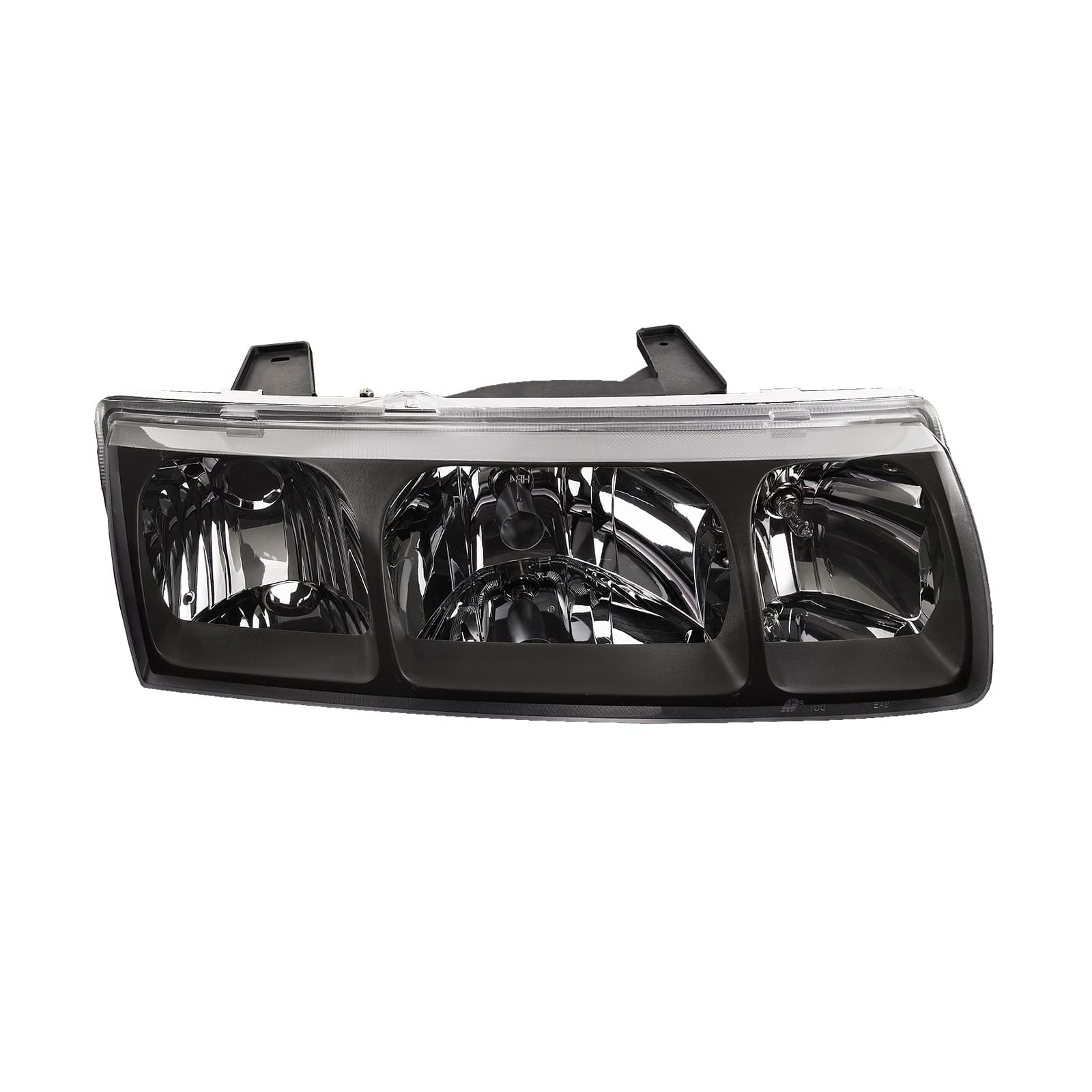 Headlight Black Housing Halogen Right Passenger Fits 2002-2005 Saturn Vue