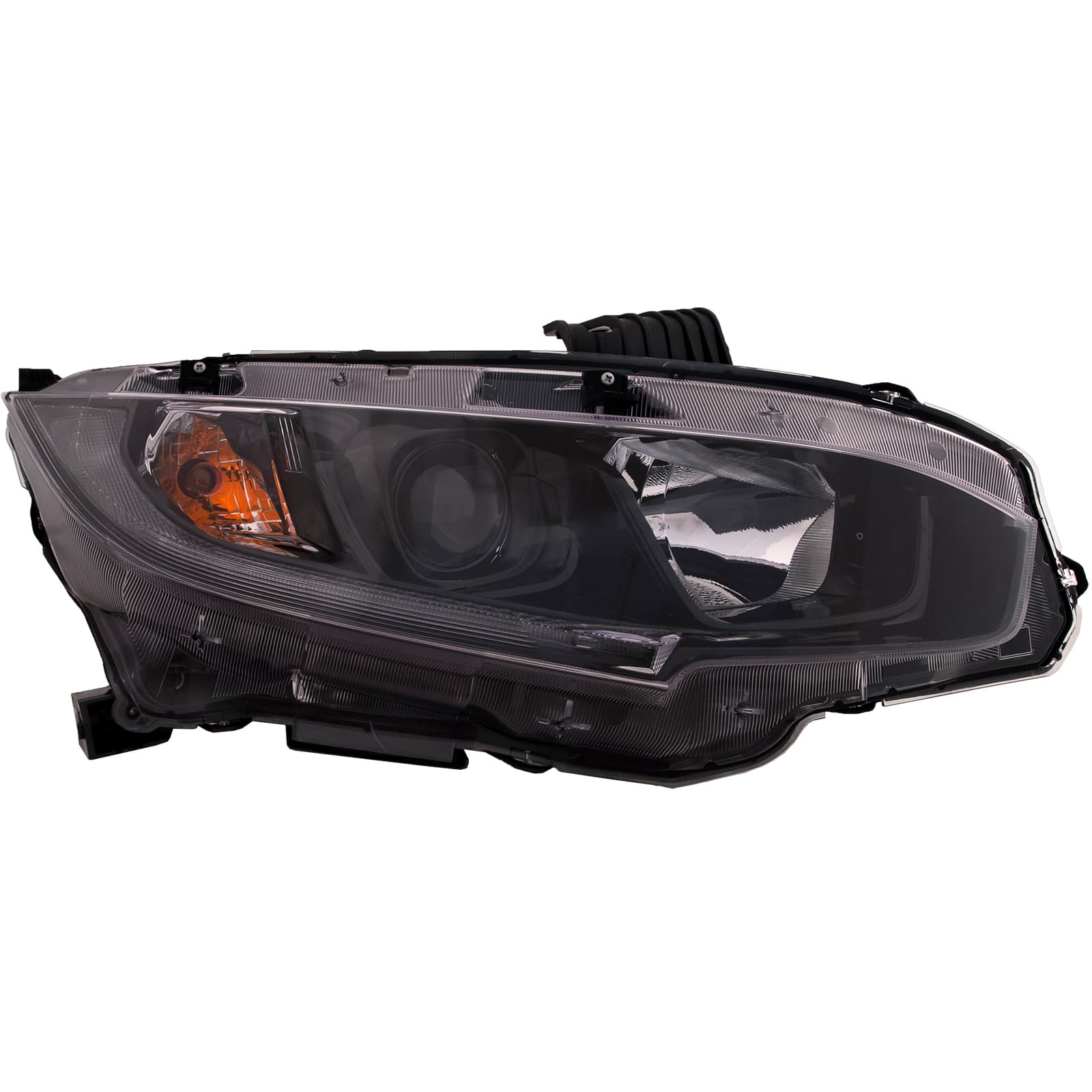 Headlight Halogen CAPA Certified Right Passenger Side Fits 2019-2021 Honda Civic Sedan Coupe