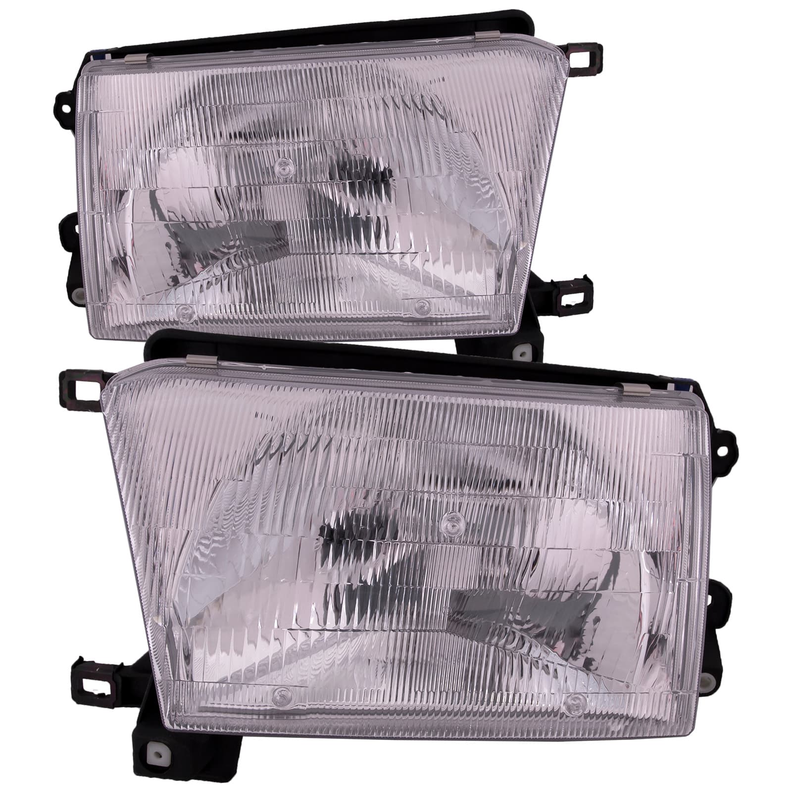 Headlamp Set Left Driver Right Passenger Pair Fits 1996-1998 Toyota 4Runner