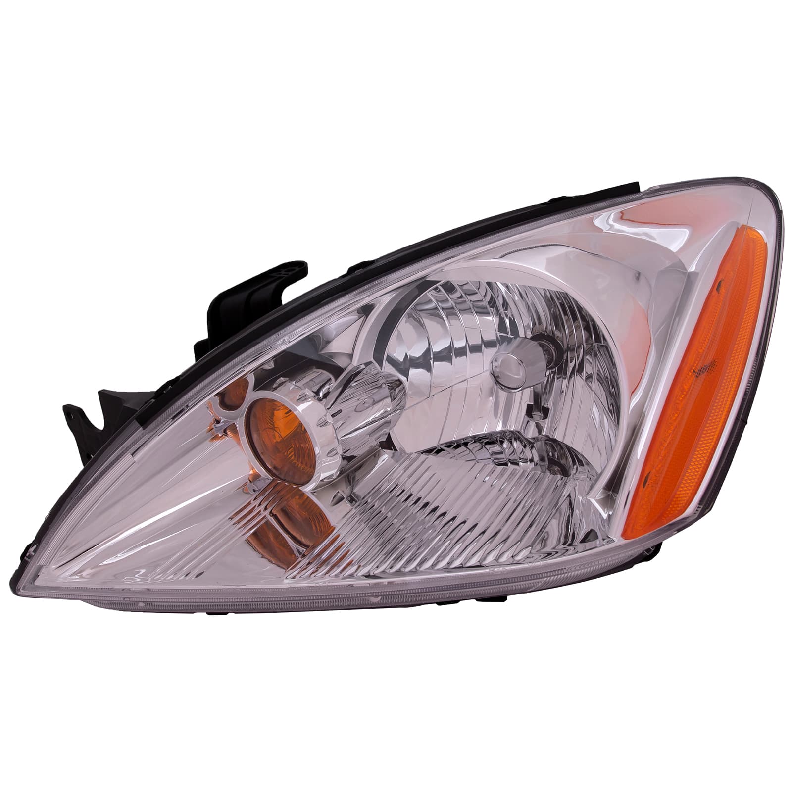 Headlight Halogen Fits 04-07 Mitsubishi Lancer Chrome Left Driver Side Headlamp