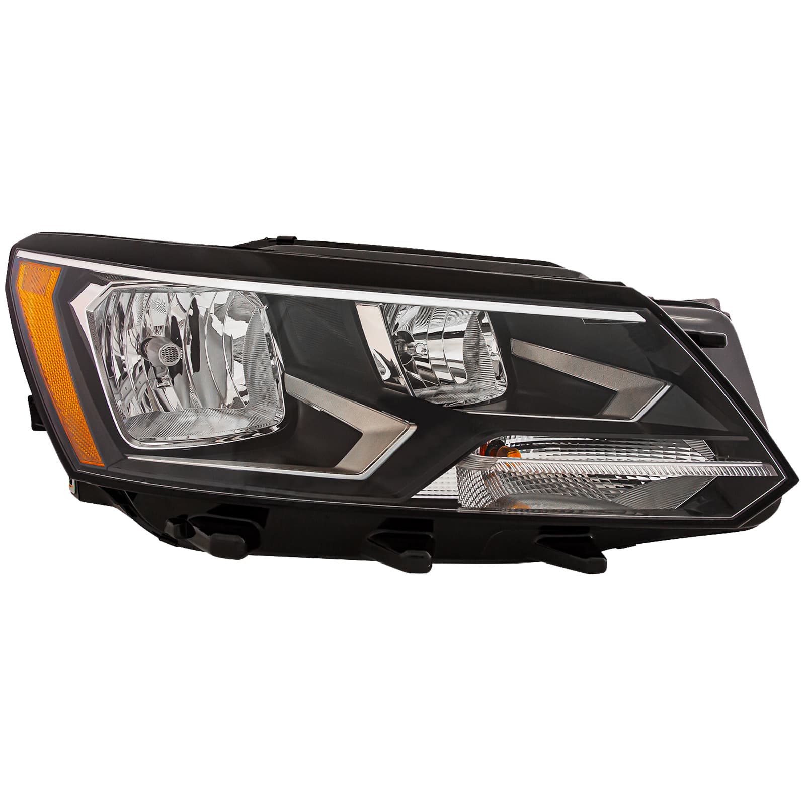 Headlight For 16-19 Volkswagen Passat CAPA Certified Halogen Passenger Headlamp