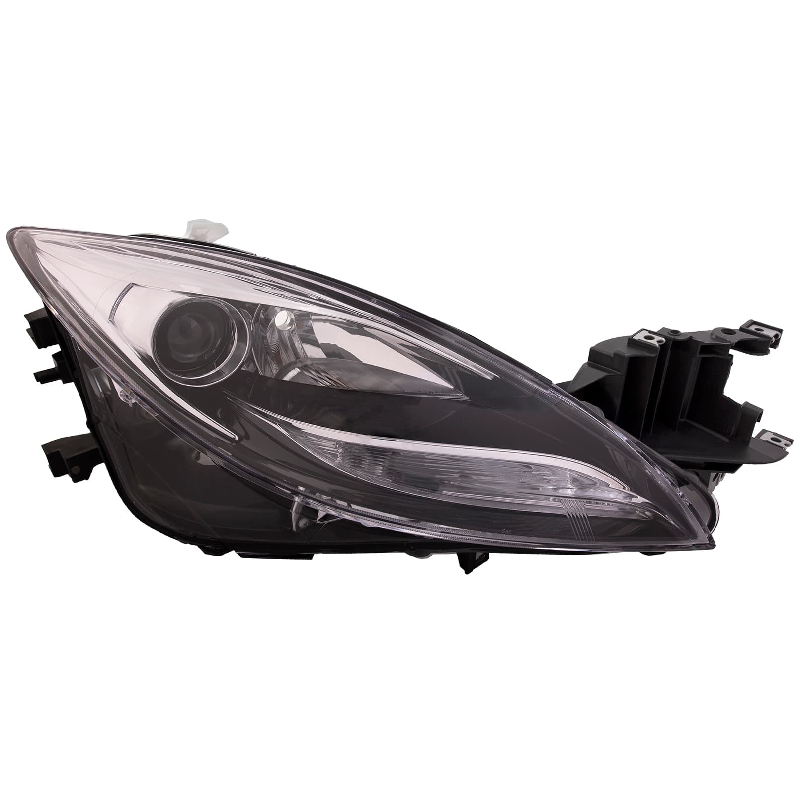 Headlight Halogen Right Passenger CAPA Fits 2011-2013 Mazda 6