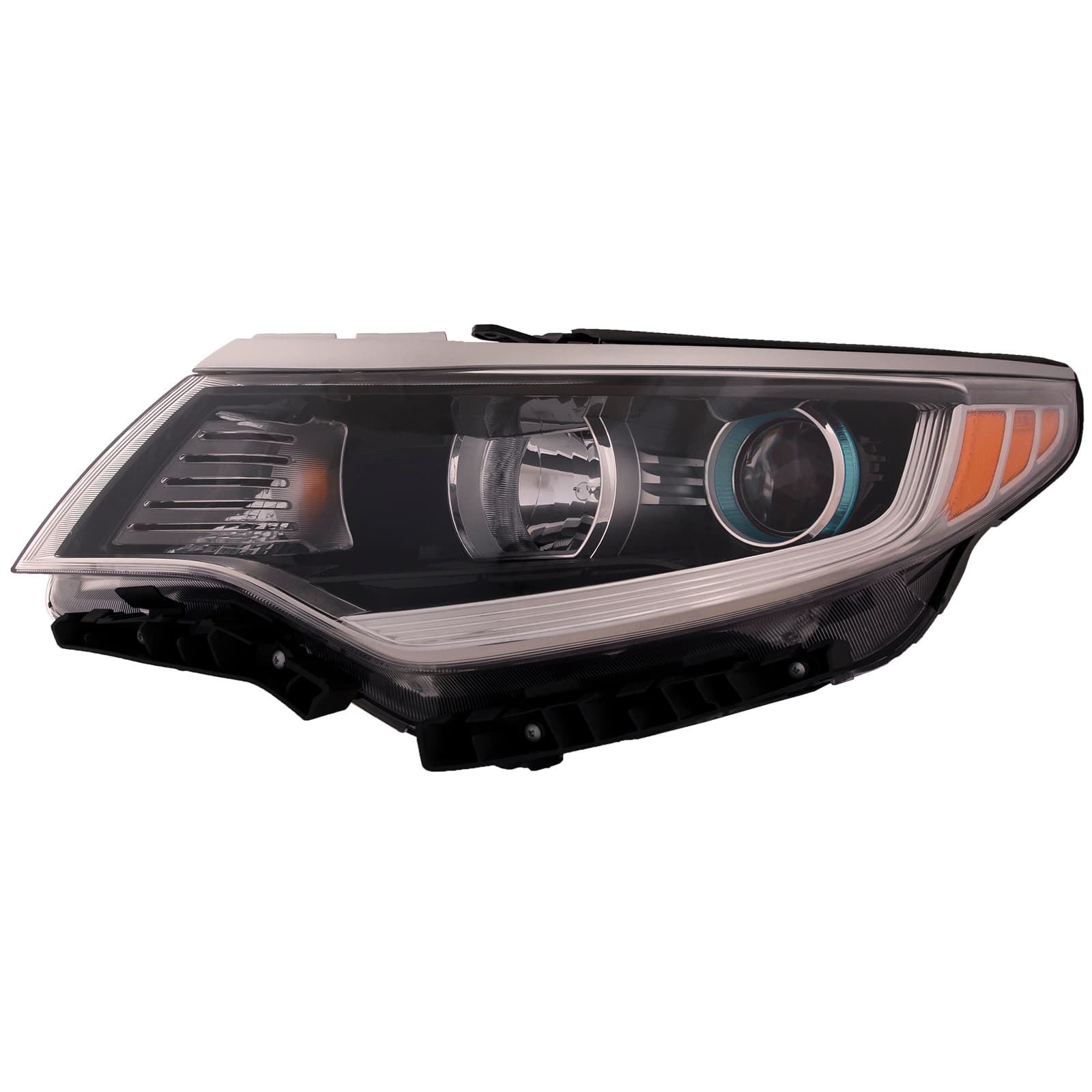Headlight For 16-19 Kia Optima Hybrid CAPA Certified Left Halogen Headlamp