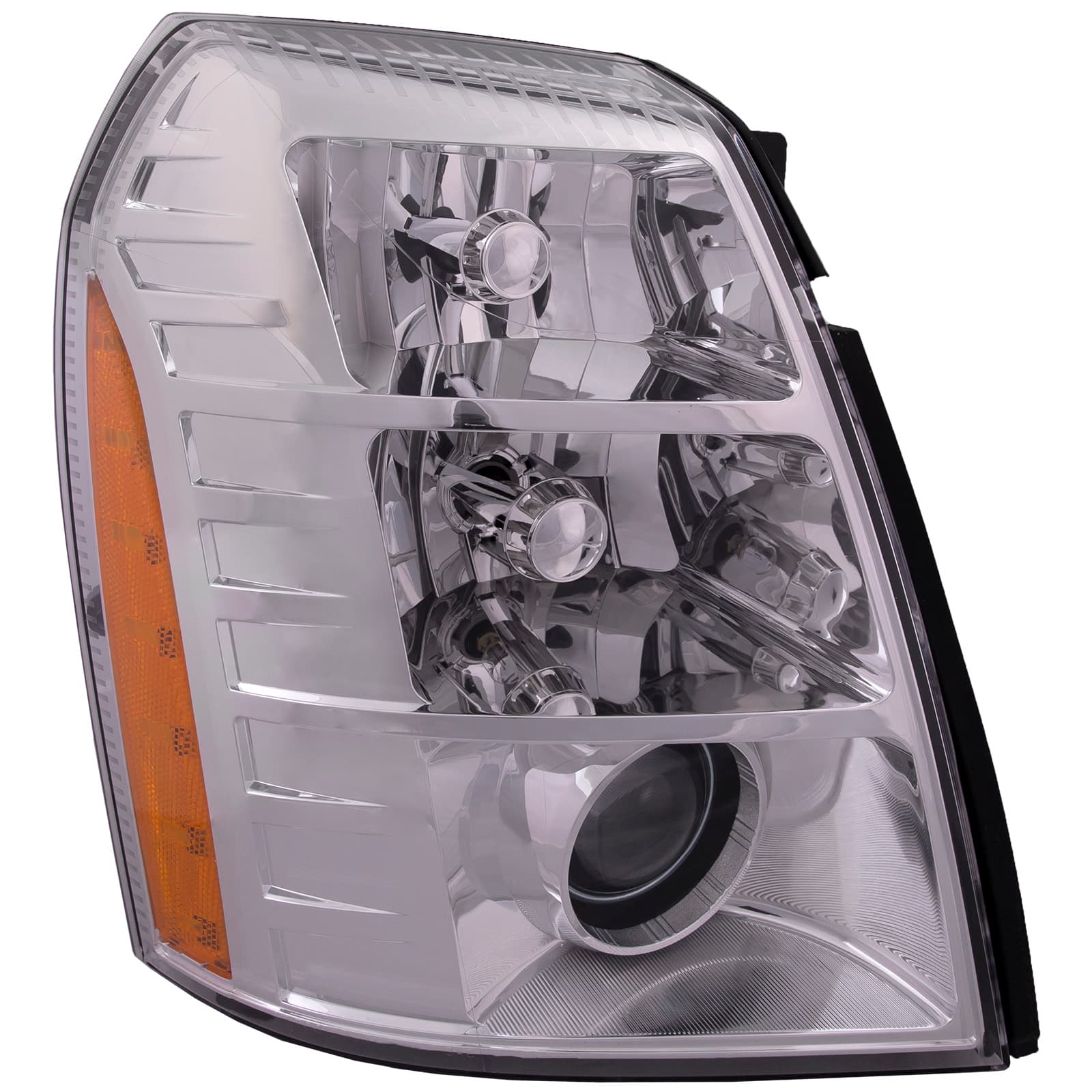 Headlight HID w/Bulb and Ballast (09 2nd Design) CAPA Right Passenger Fits 2009-2014 Cadillac Escalade EXT/ESV/Hybrid