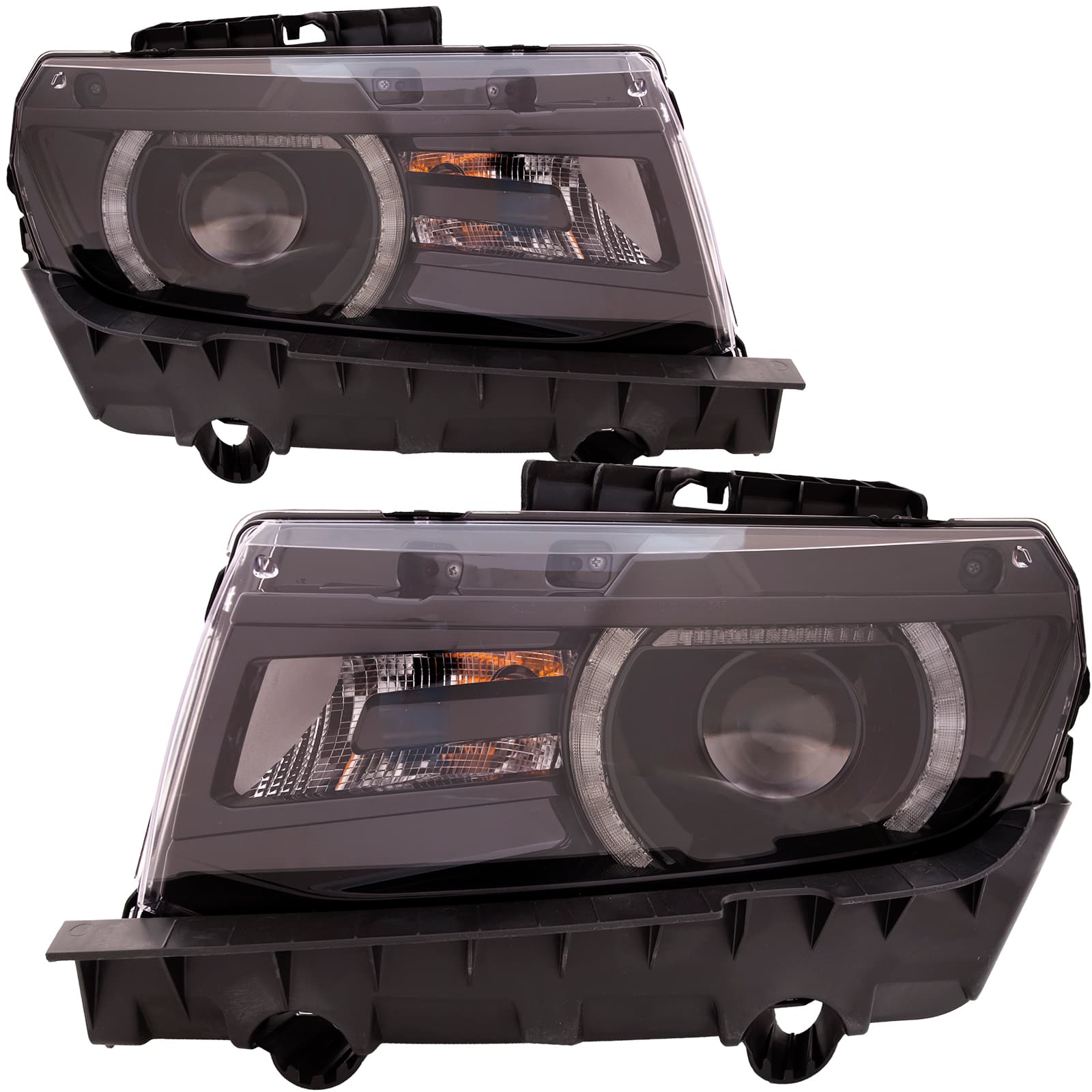 Headlights HID w/RS Pkg Left Driver Right Passenger Pair Fits 2014-2015 Chevrolet Camaro LT SS