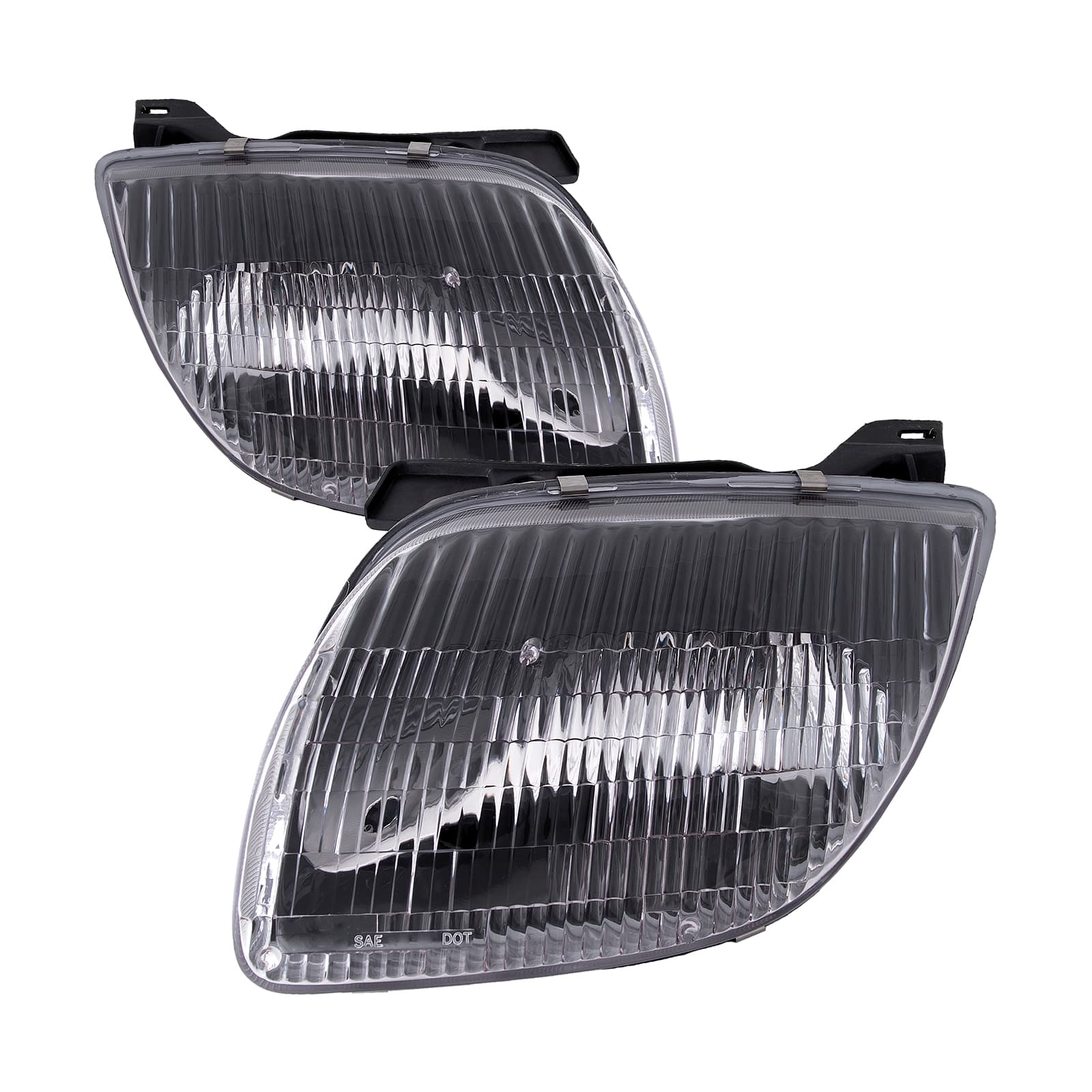 Halogen Headlights Set Left Right Assembly Fits 1995-2002 Pontiac Sunfire