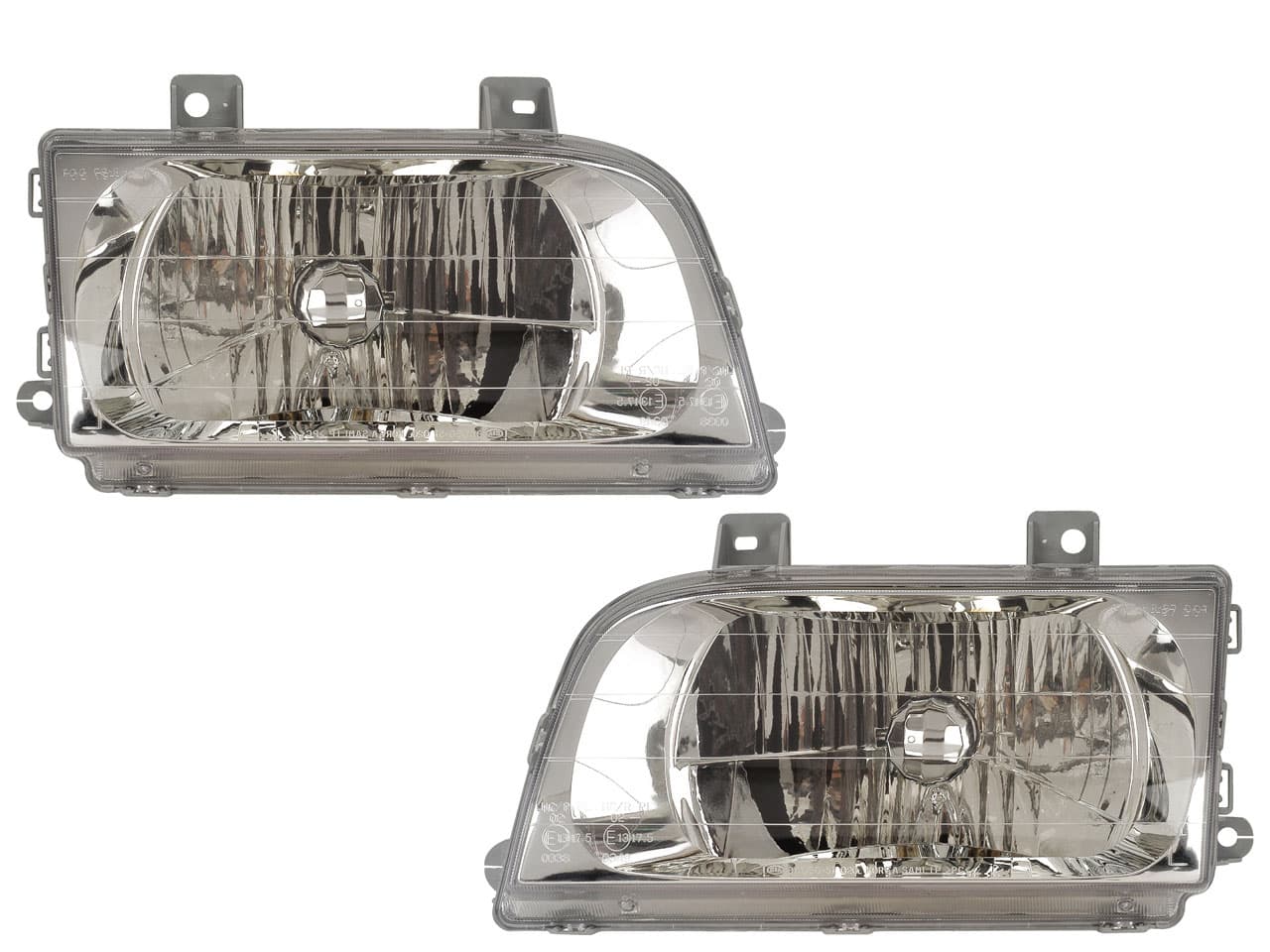 Halogen Headlights Set Left Driver Right Passenger Pair Fits 1998-2002 Kia Sportage