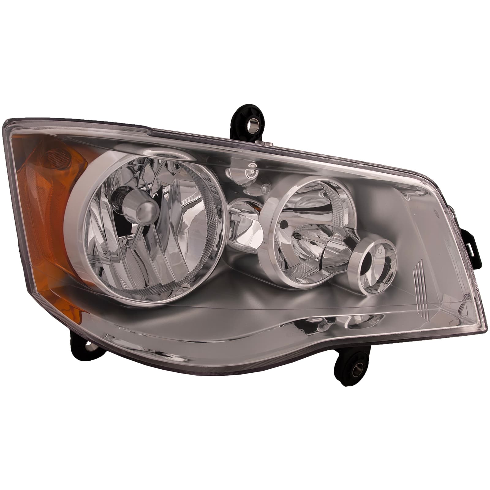 Headlight For 08-16 Chrysler Town & Country 11-20 Dodge Caravan Right Passenger Side Halogen Lamp
