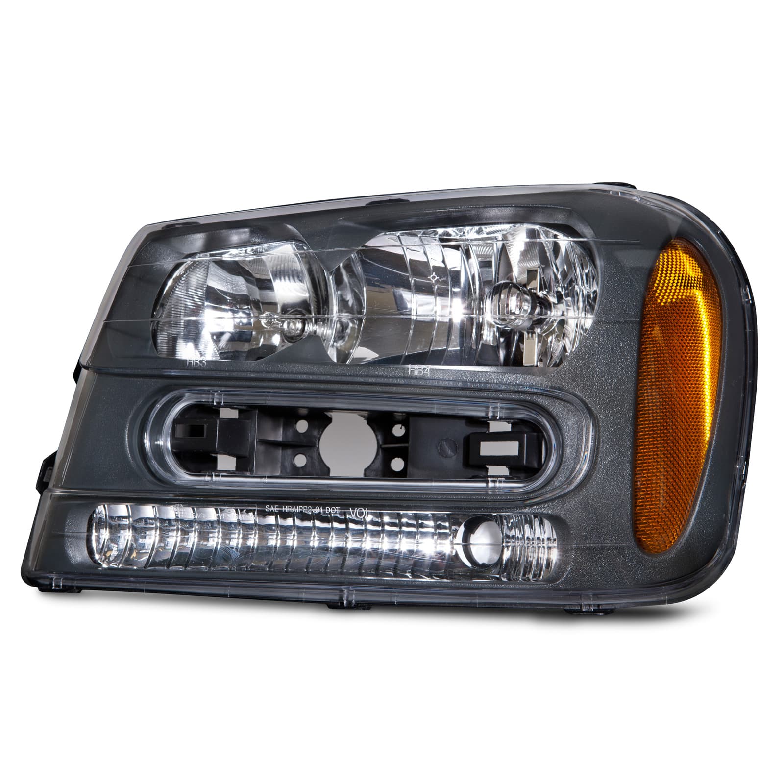 Headlight Halogen Left Driver Side Assembly Fits 2002-2009 Chevrolet Trailblazer LT/LS/SS