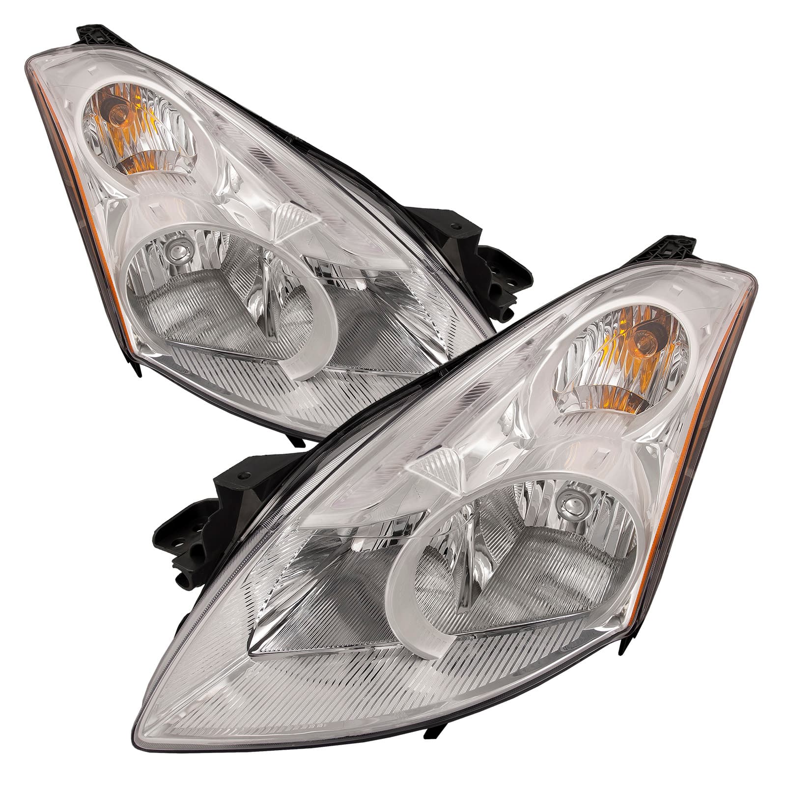 Headlights HID-Type Set Driver Left Passenger Right Pair Assembly Fits 2010-2012 Nissan Altima 4-Door Sedan