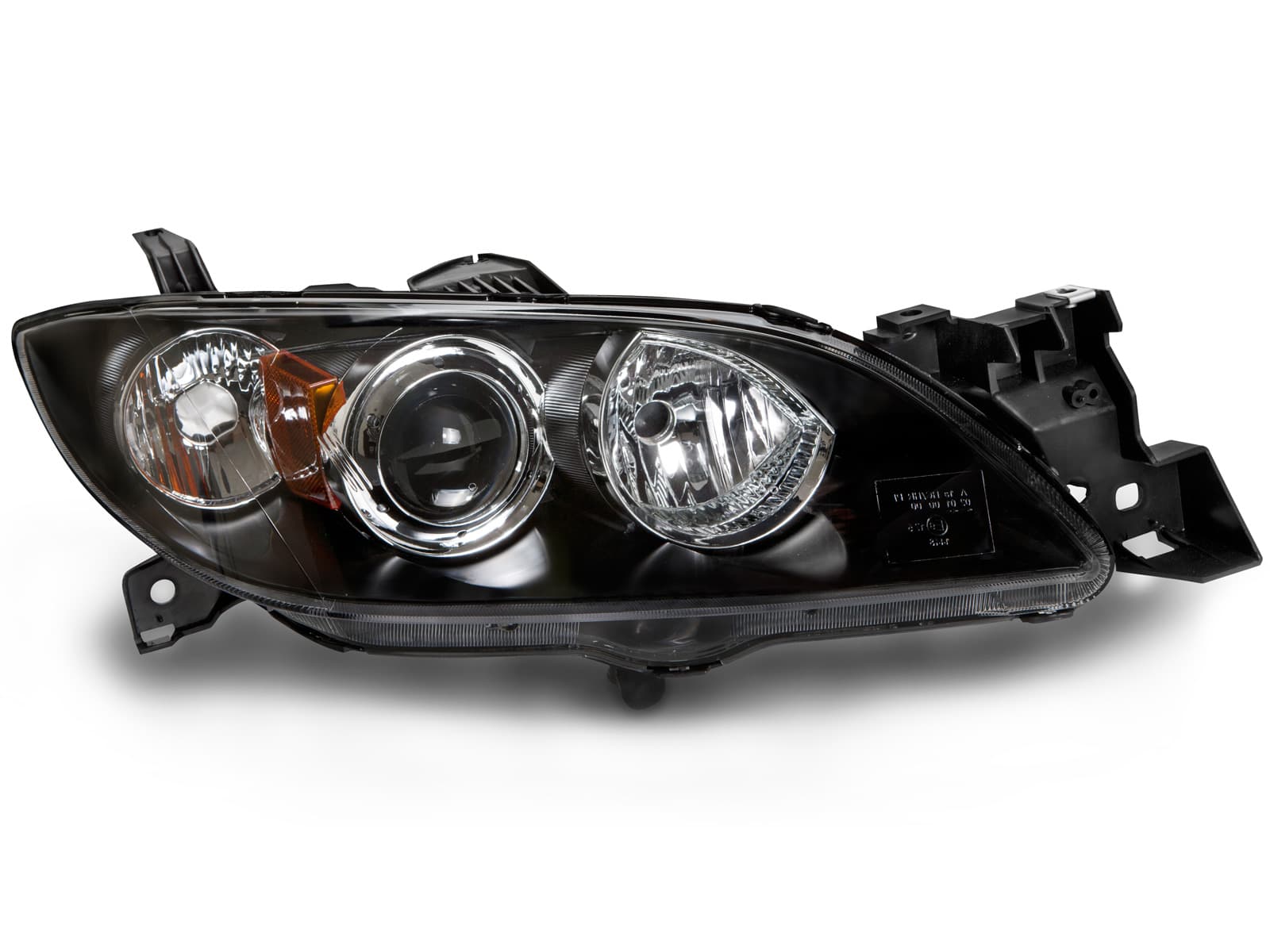 Headlight Fits 2004-2009 Mazda 3 4 Door Sedan Halogen Right Passenger Side Headlamp Assembly