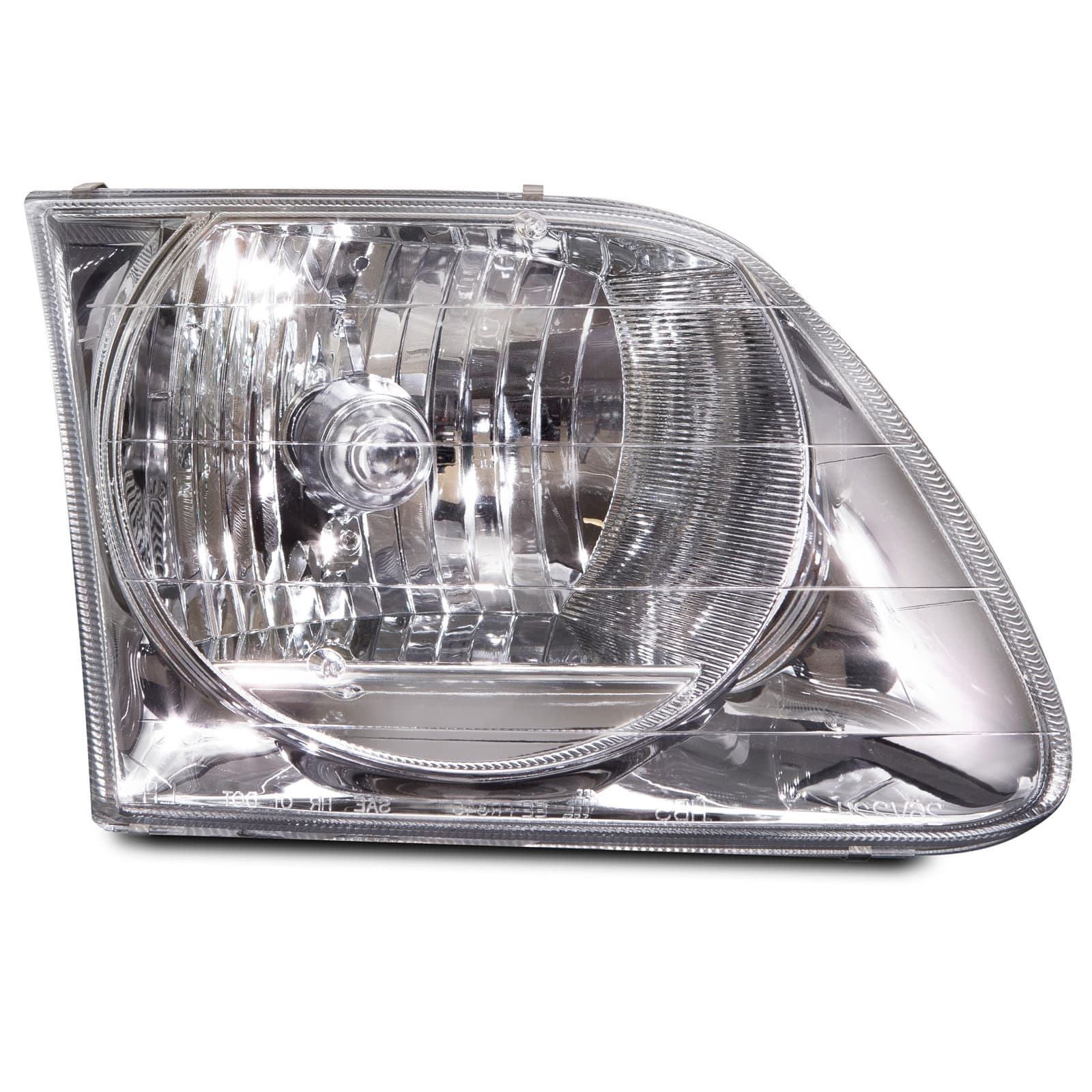 Halogen Headlight Lightning-Style Right Passenger Fits 1997-2003 Ford F-150/1997-2002 Expedition