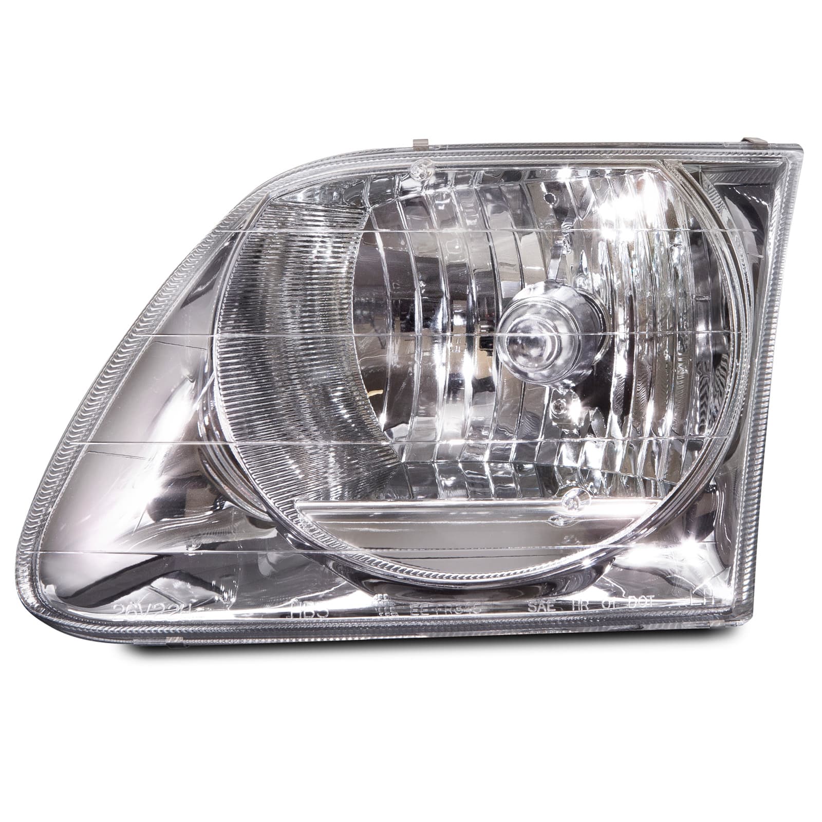 Halogen Headlight Lightning-Style Driver Left Fits 1997-2003 Ford F-150/1997-2002 Expedition