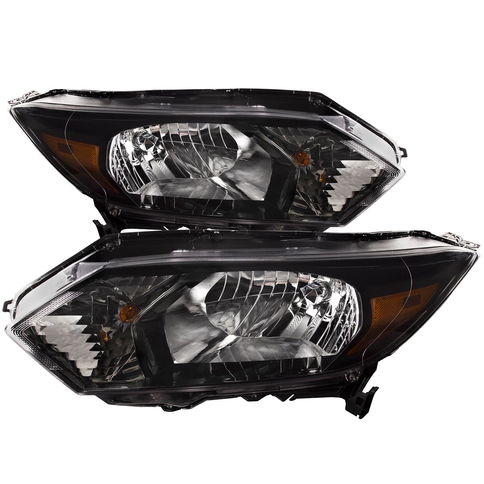 Halogen Headlights Set Right Passenger Driver Left Pair Fits 2016-2018 Honda HR-V