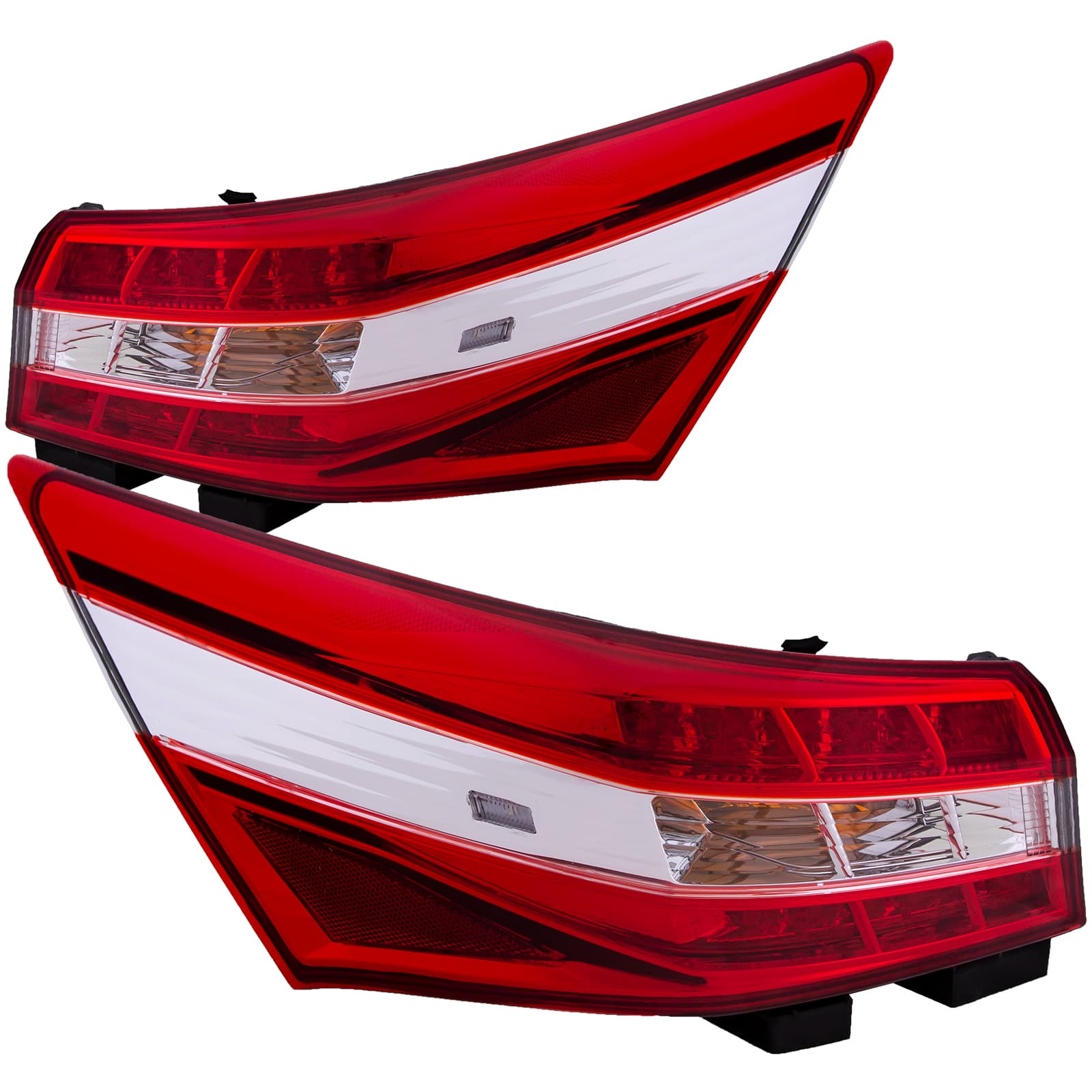 Tail Lights Set Left Driver Right Passenger Pair Fits 2013-2015 Toyota Avalon Hybrid