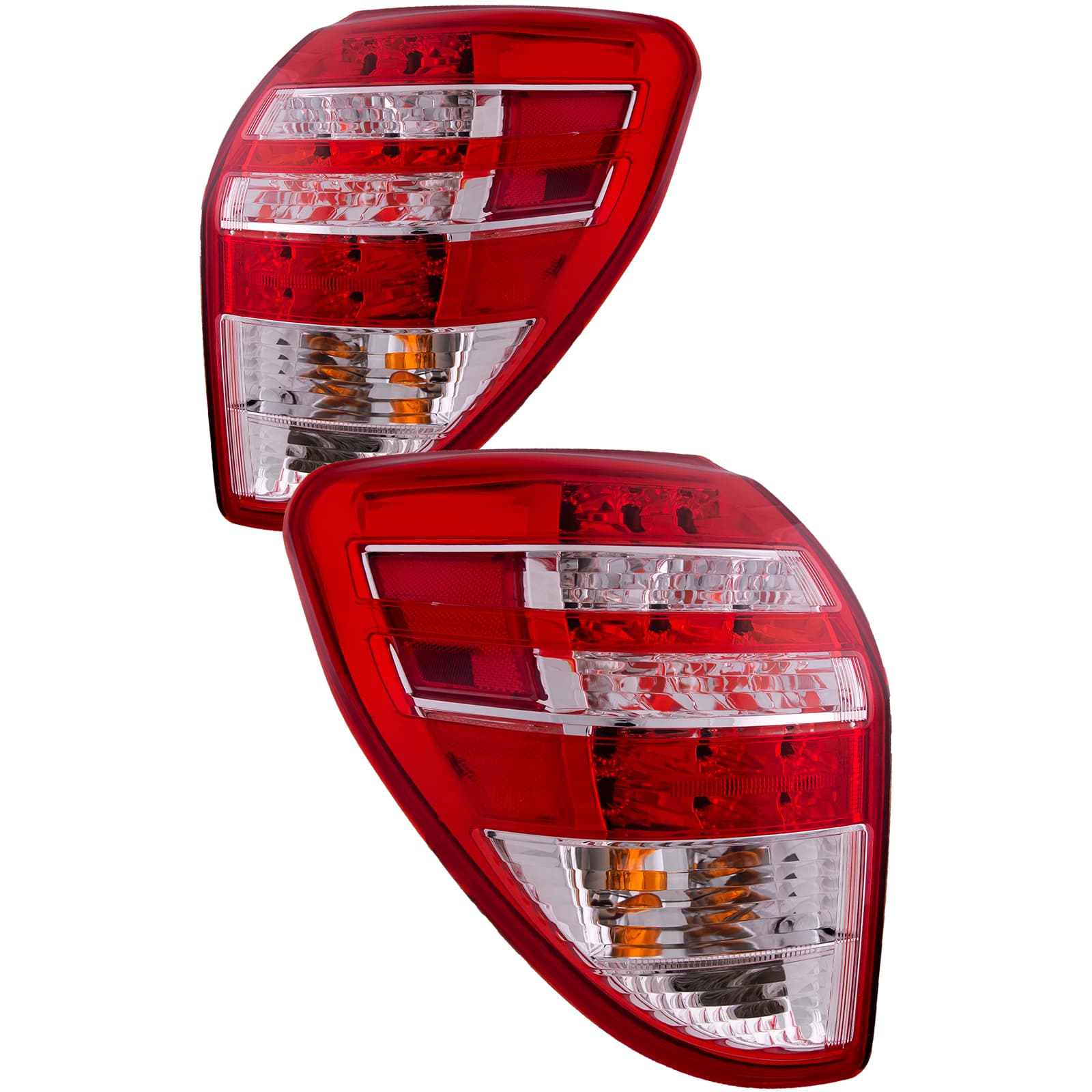 Tail Lights Set Left Driver Right Passenger USA and Japan Built Fits 2009-2012 Toyota RAV4