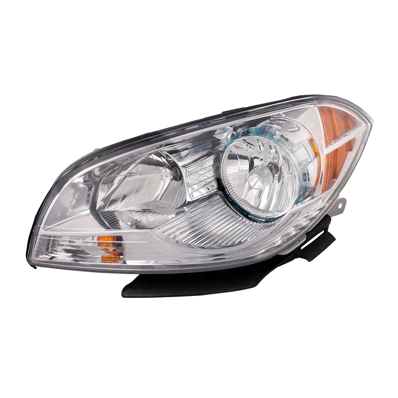 Headlight Fits 2008-2012 Chevrolet Malibu 08-10 Hybrid Halogen Chrome Left Driver Side Assembly
