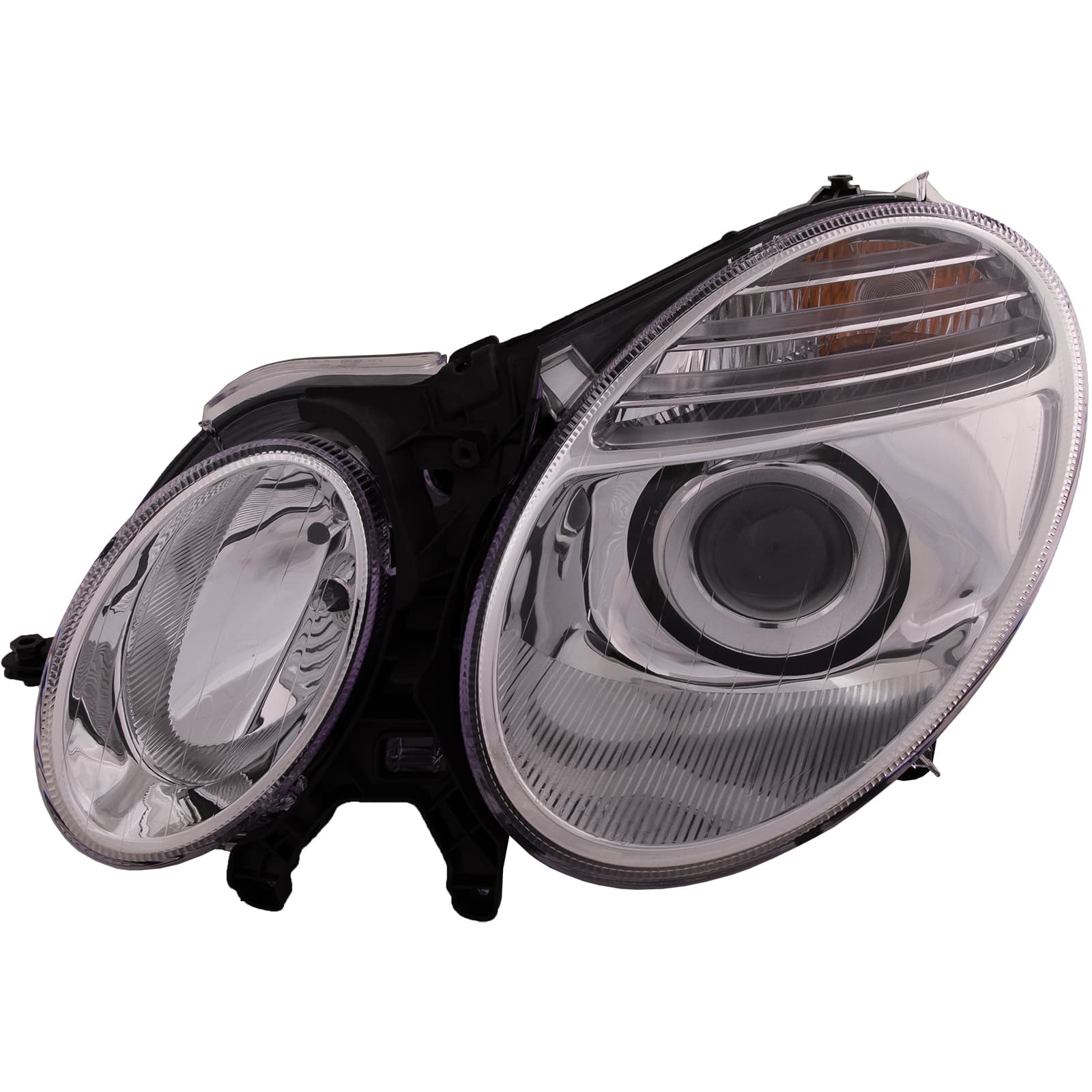 Headlight Halogen Driver Left Assembly Fits 2006-2009 Mercedes-Benz E280 E320 E350E-Class 07-09 4-Door /Wagon Halogen Type From Build Date 06/30/06 W211 With Automatic Transmission Only
