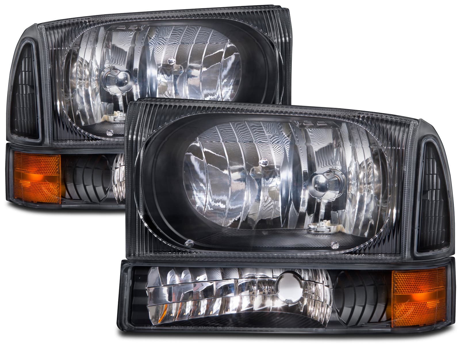 Headlights Fits Ford Excursion F-250 F-350 Super Duty F-450 Super Duty F-550 Super Duty Includes Left